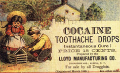 Old Ad for Cocaine as a Toothache Remedy